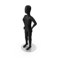 Black Clothing Mannequins Modular PNG & PSD Images
