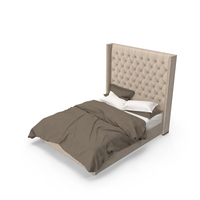 Adler Upholstered Bed PNG & PSD Images
