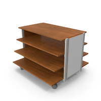 Clothing Tiered Shelving With Panel PNG & PSD Images