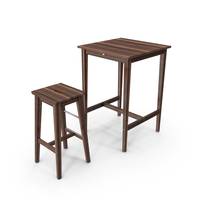 Ikea Table And Stool Bosse Bjorkudden PNG & PSD Images