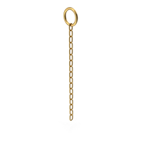 Gold Hanging Chain PNG & PSD Images
