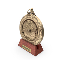 Astrolabe With Wooden Stand PNG & PSD Images