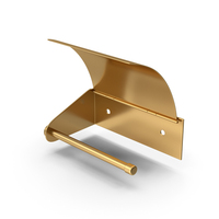 Gold Toilet Paper Holder PNG & PSD Images