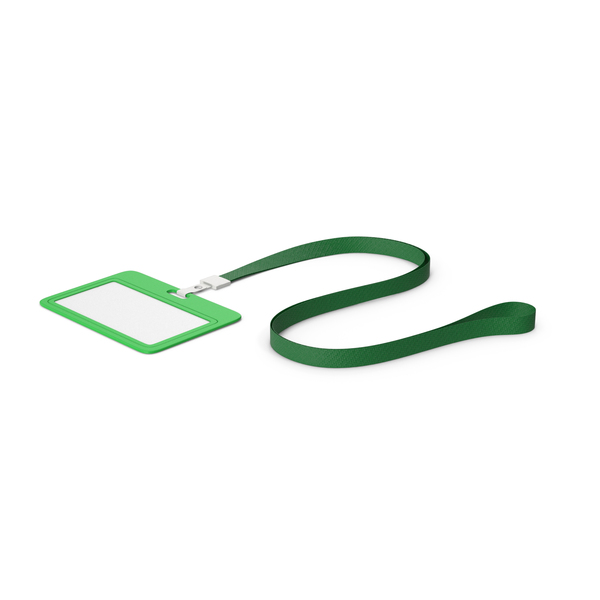 Green ID Badge PNG & PSD Images