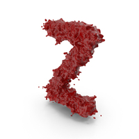 Halloween Bloody Letter Z PNG & PSD Images