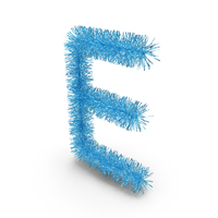 Christmas Tinsel Letter E PNG & PSD Images