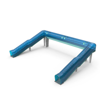 Above Ground Pedestrian Crossing 4 Lane Road PNG & PSD Images