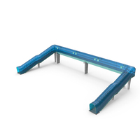 Above Ground Pedestrian Crossing 6 Lane Road PNG & PSD Images