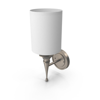 Contemporary Brushed Nickel Finish Plug-in Sconce PNG & PSD Images
