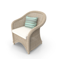Rattan Armchair PNG & PSD Images