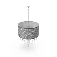 Metal Bubble Shade Chandelier PNG & PSD Images