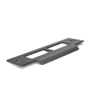 Black Door Lock Strike Plate PNG & PSD Images