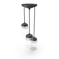 Vintage Canning Jar CHANDELIER PNG & PSD Images
