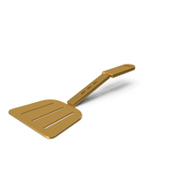 Gold Spatula Symbol PNG & PSD Images