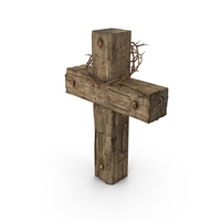 Cross With Crown Of Thorns PNG & PSD Images