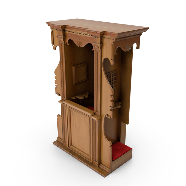 Renaissance Style Confessional PNG & PSD Images