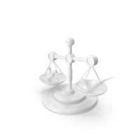 Money Balance Tick Cross Down White PNG & PSD Images