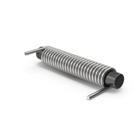 Silver Inductor PNG & PSD Images
