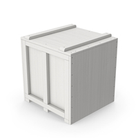 White Cargo Box PNG & PSD Images