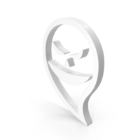 White Halloween Ghost Symbol PNG & PSD Images