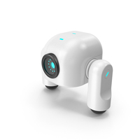 Sci Fi Robot White PNG & PSD Images