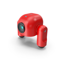 Sci Fi Robot Red PNG & PSD Images