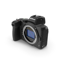 无镜数码相机尼康Z5身体PNG和PSD图像