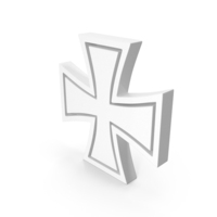 White Cross Symbol PNG & PSD Images