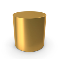 Gold Cylinder PNG & PSD Images