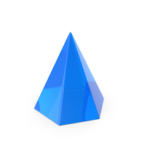 Basic Geometric Shapes Hehagonal Pyramid Glass PNG & PSD Images