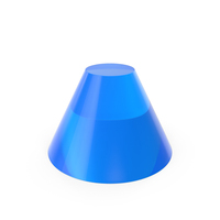 Basic Geometric Shapes Truncated Cone Glass PNG & PSD Images