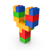 Toy Bricks Letter Y PNG & PSD Images