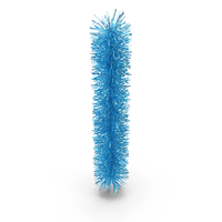 Christmas Tinsel Letter I PNG & PSD Images