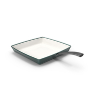 Green & White Square Pan PNG & PSD Images
