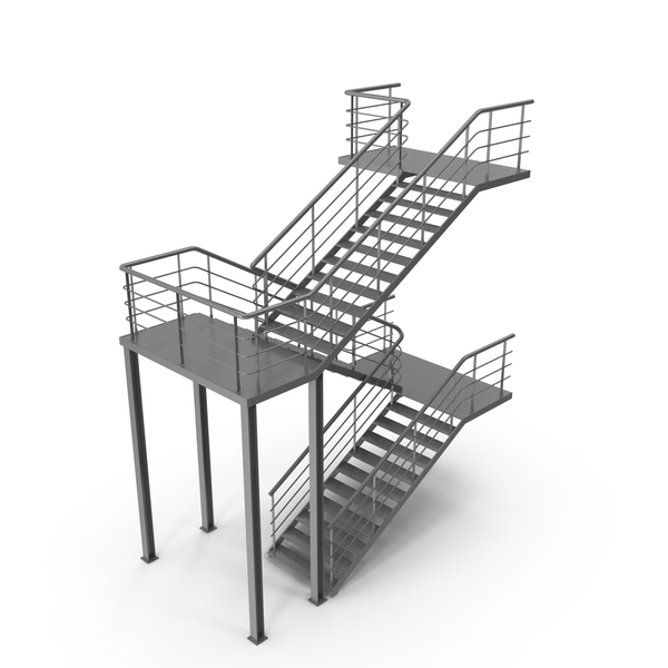 Fire Escape Stairs PNG & PSD Images