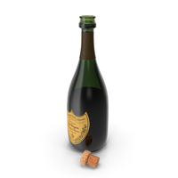 Champagne Dom Perignon PNG & PSD Images