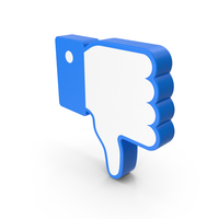 Blue Dislike Symbol PNG & PSD Images