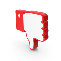 Red Dislike Symbol PNG & PSD Images