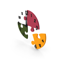 Puzzle Clock PNG & PSD Images