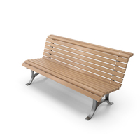 Outdoor Wooden Bench PNG & PSD Images