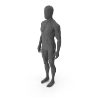Male Base Body Gray Standing PNG & PSD Images