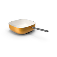 Gold & White Pan PNG & PSD Images