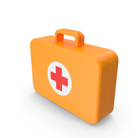 Orange First Aid Kit PNG & PSD Images