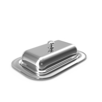 Silver Butter Dish PNG & PSD Images