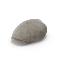 Wool Flat Cap Grey PNG & PSD Images