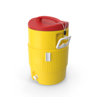 Yellow Gallon Industrial Water Cooler PNG & PSD Images