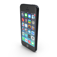 iPhone 5 Black Slate PNG & PSD Images