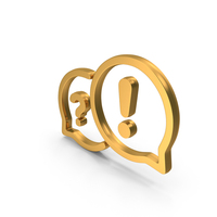 Speeh Bubble Question Exclamation PNG & PSD Images