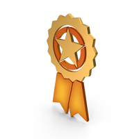 Gold Star Award Symbol PNG & PSD Images