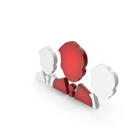 Red & White User Group Leadership Symbol PNG & PSD Images
